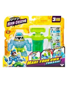 Goo Jit Zu Hero Creator THRASH | Mix & Create Your Own Stretchy Action Figure